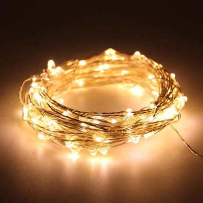 Guirlande Solaire Fil de Cuivre 100 LED
