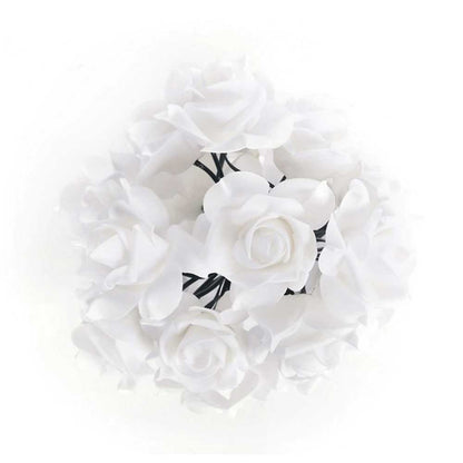 Guirlande Lumineuse Solaire 20 Rose Blanche