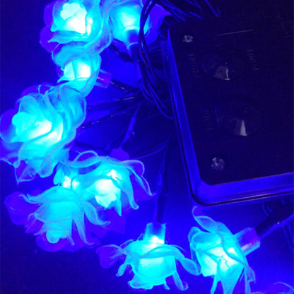 Guirlandes Solaire <br> Les 100 Rose Blanche