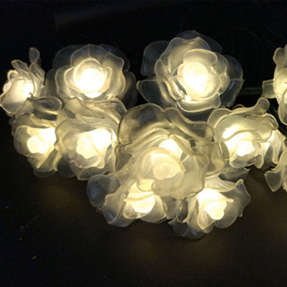 Guirlandes Solaire <br> Les 100 Rose Blanche