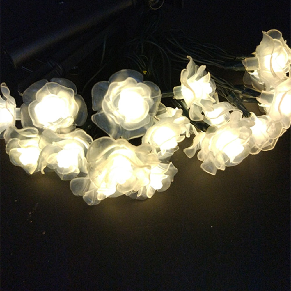 Guirlandes Solaire <br> Les 60 Rose Blanche