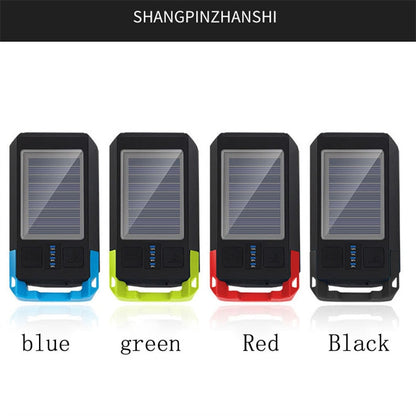 3 IN 1 LED Bike Light Front - USB Rechargeable Solar Horn Phone Holder Cycling Lamp Flashlight For Bicycle Light Lantern