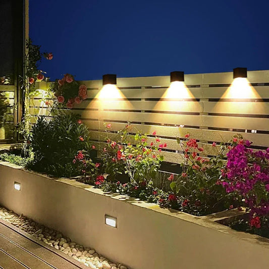Applique murale solaire extérieur avec détecteur