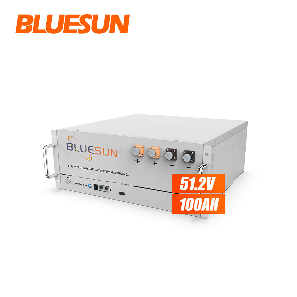 Bluesun 51.2V 100Ah Solar Battery -  deep cycle lifepo4 lithium battery hybrid solar system | Best Solar