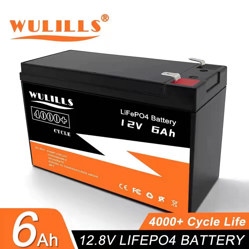 12V 6Ah LiFePo4 Battery Pack - 6Ah Lithium Iron Phosphate Built-in BMS 12V 24V LiFePO4 Battery for Kid Scooter Boat Motor Tax Free