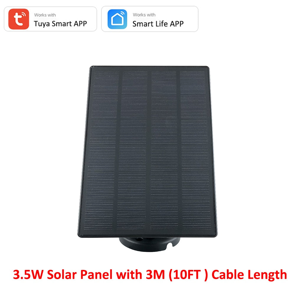 REHENTINT  OG06T Solar Camera - Tuya Wire Free 6000mAh Rechargeable Battery Wireless WiFi Buzzer Siren Solar Camera Outdoor IP66 135° Wide Angle Infrared Camera
