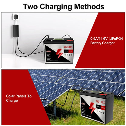 4000 Cycles12V 6Ah LiFePo4 Battery Low Self-Discharge lifepo4 Rechargeable battery for Kid Scooters fishing solar fast shipping