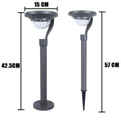Luminaire extérieur solaire design pour aller (2 en 1)