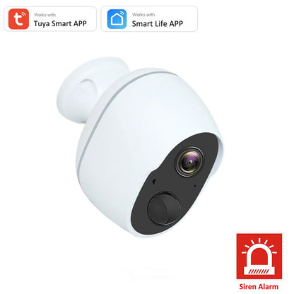 REHENTINT  OG06T Solar Camera - Tuya Wire Free 6000mAh Rechargeable Battery Wireless WiFi Buzzer Siren Solar Camera Outdoor IP66 135° Wide Angle Infrared Camera