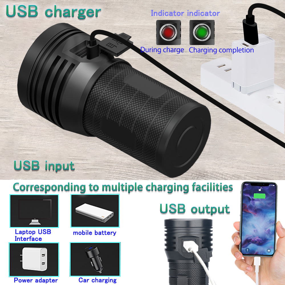 10000 Lumens High Power Flashlight BETA XO