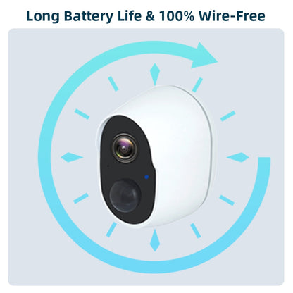 REHENTINT  OG06T Solar Camera - Tuya Wire Free 6000mAh Rechargeable Battery Wireless WiFi Buzzer Siren Solar Camera Outdoor IP66 135° Wide Angle Infrared Camera