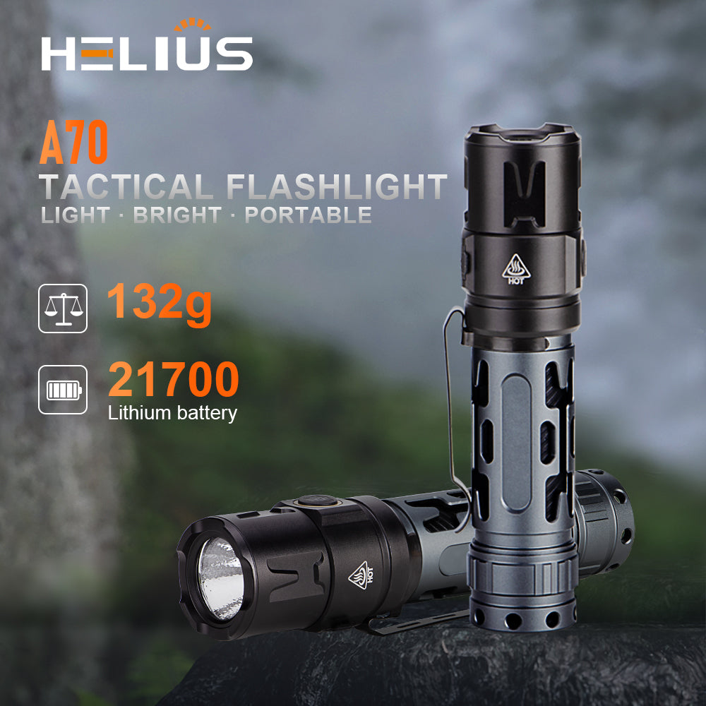 Helius A70 2000 Lumens Tactical Flashlight