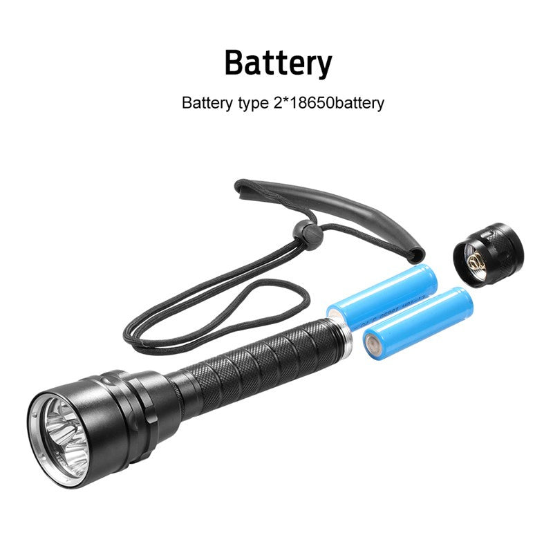 Helius DV04 3000 Lumens T6/L2 LED Scuba Diving Light