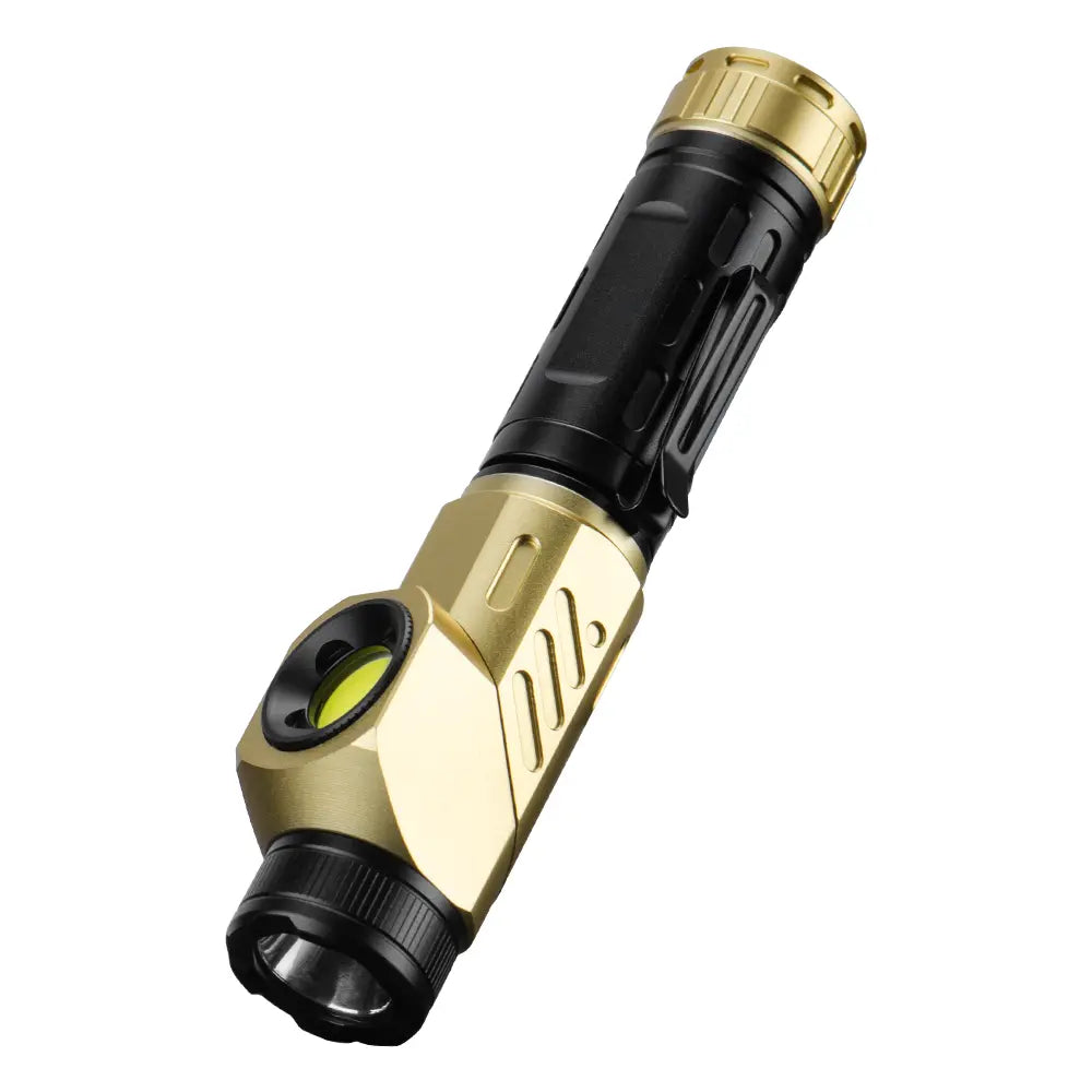 Helius F302 90° Angle Adjustable Dual-LED Flashlight