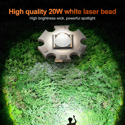 Helius F969 High Power White Laser Zoomable Flashlight
