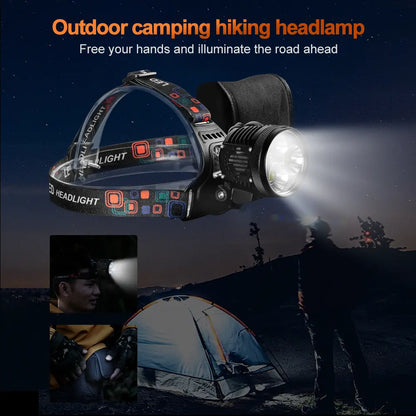 Helius H-M4 15.000 Lumen High Power Split-Type 2-in-1 Headlamp