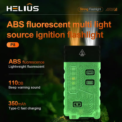 Helius P8 1000 Lumens EDC Lighter Flashlight