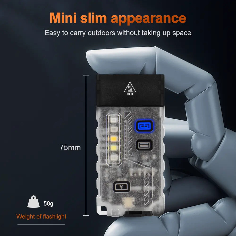 Helius P8 1000 Lumens EDC Lighter Flashlight