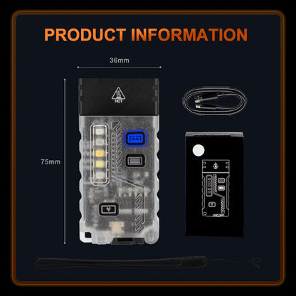 Helius P8 1000 Lumens EDC Lighter Flashlight