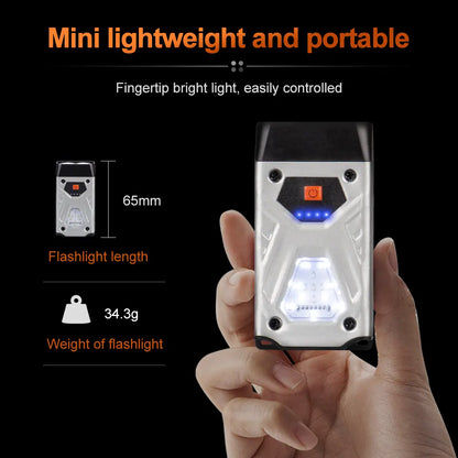 Helius SD12 1100 Lumens ABS Lightwight Multifunctional EDC Flashlight