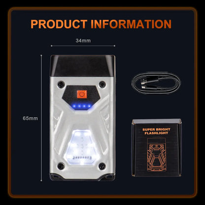 Helius SD12 1100 Lumens ABS Lightwight Multifunctional EDC Flashlight
