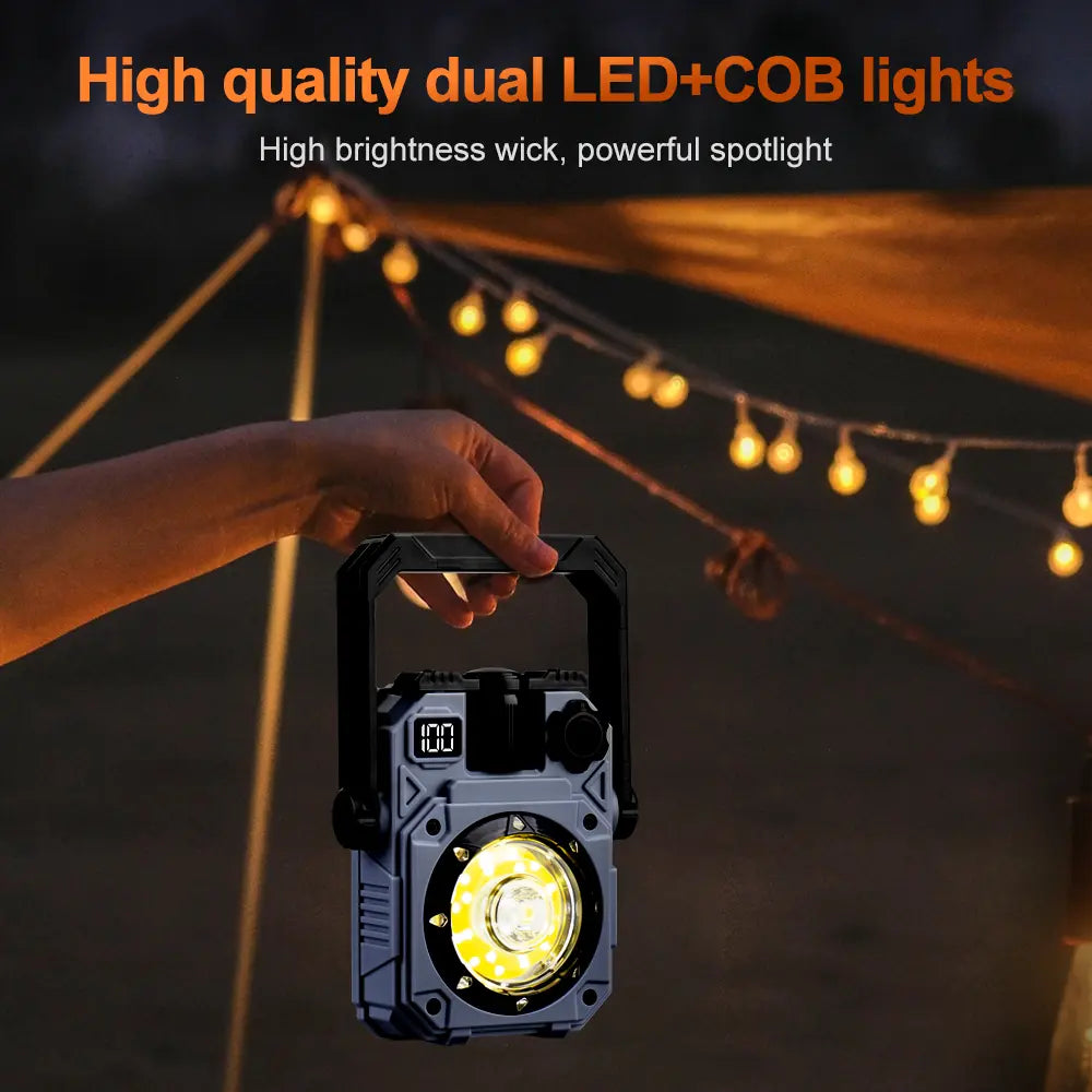 Helius Y018 Multifunctional Solar Powered Camping Light