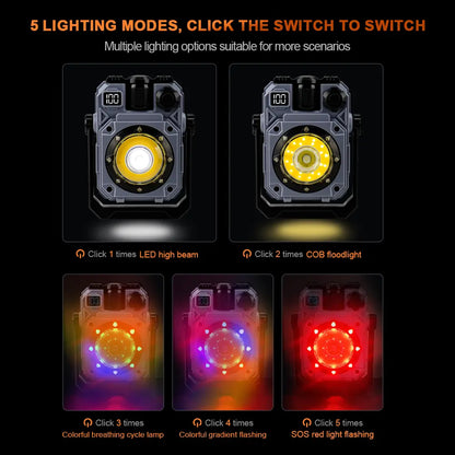 Helius Y018 Multifunctional Solar Powered Camping Light