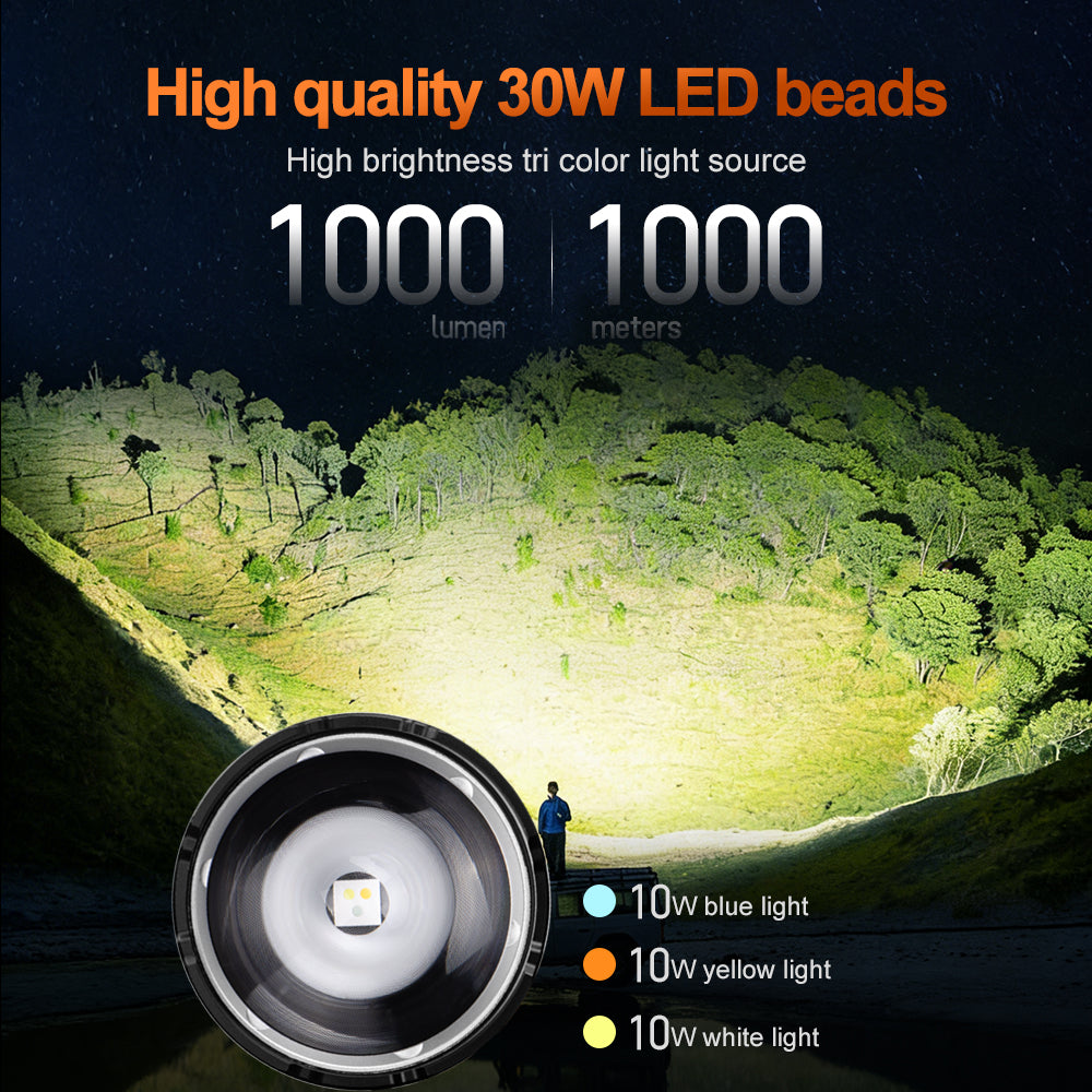 Helius G301Y Zoomable Flashlight