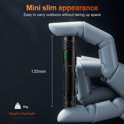 Helius L28 Lightweight Tail Switch Protable Flashlight