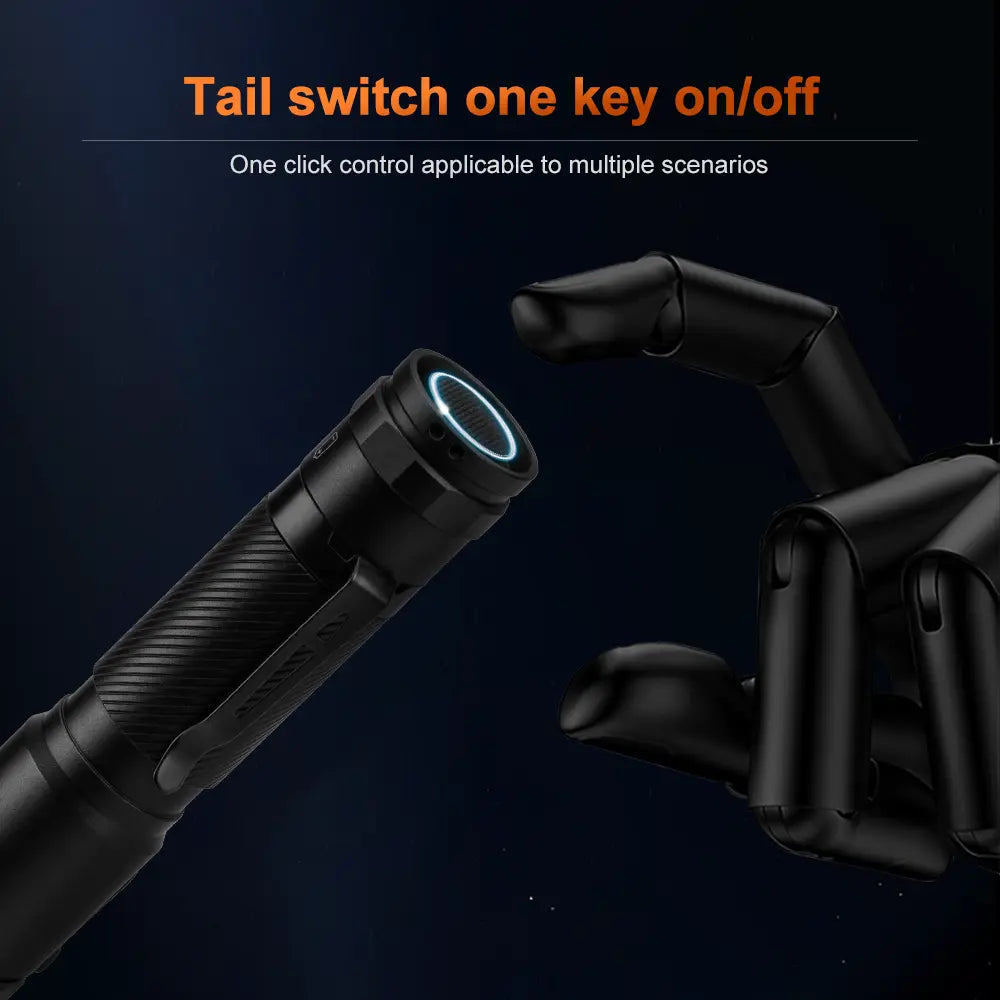 Helius L28 Lightweight Tail Switch Protable Flashlight