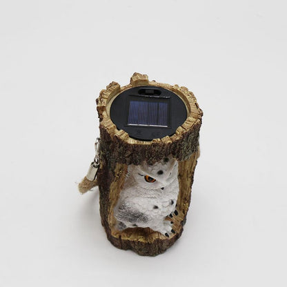 Animaux solaire Souche lumineuse Hibou