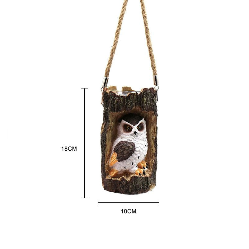 Animaux solaire Souche lumineuse Hibou