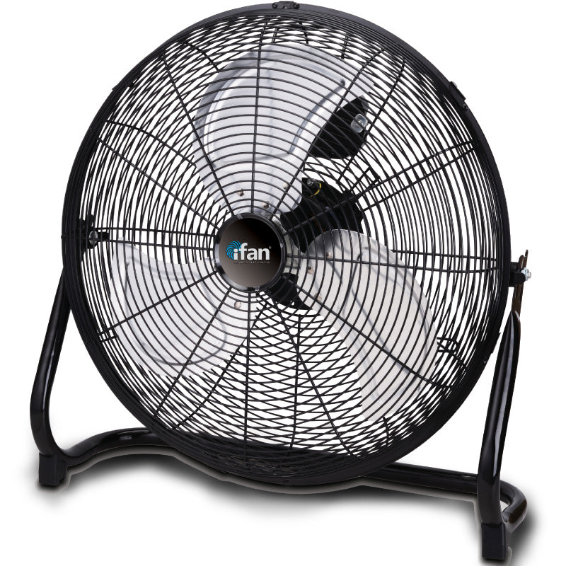 iFan 12 High Velocity Fan – Metal Blades. Vortex Air Flow. Adjustable Tilt. Durable. Overheat Protection. 3-Speed. black. IF1812