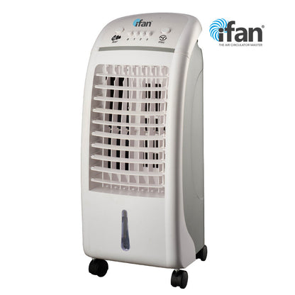 iFan Evaporative Air Cooler – Strong Vortex Airflow. Oscillation. Dust Filter. Efficient. Quiet. 6L Water Tank. 3-Speed. white. IF7310