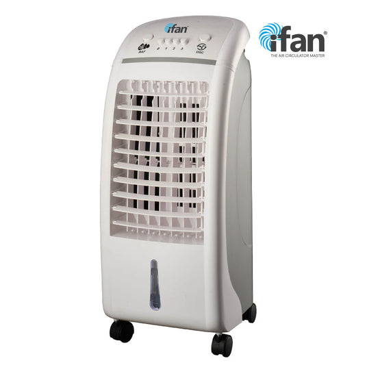 iFan Evaporative Air Cooler – Strong Vortex Airflow. Oscillation. Dust Filter. Efficient. Quiet. 6L Water Tank. 3-Speed. white. IF7310