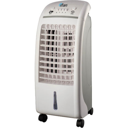 iFan Evaporative Air Cooler – Strong Vortex Airflow. Oscillation. Dust Filter. Efficient. Quiet. 6L Water Tank. 3-Speed. white. IF7310