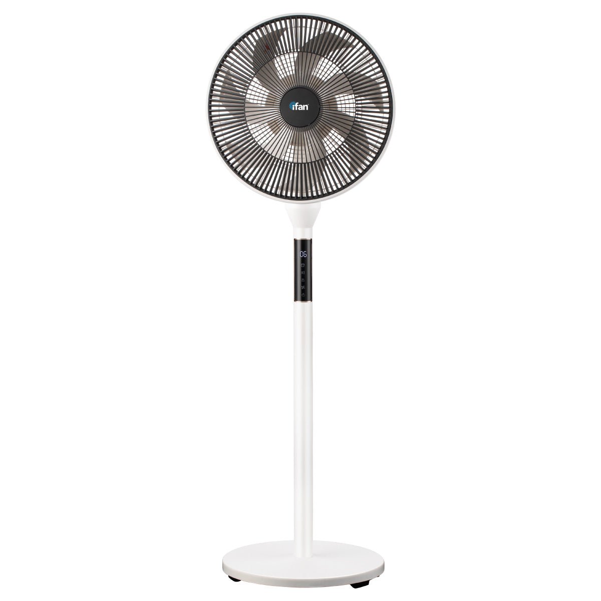 [CLIMATE VOUCHER $400]iFan 14 DC Motor Stand Fan With Figure 8 Oscillation. white. IF7436 (Grey)