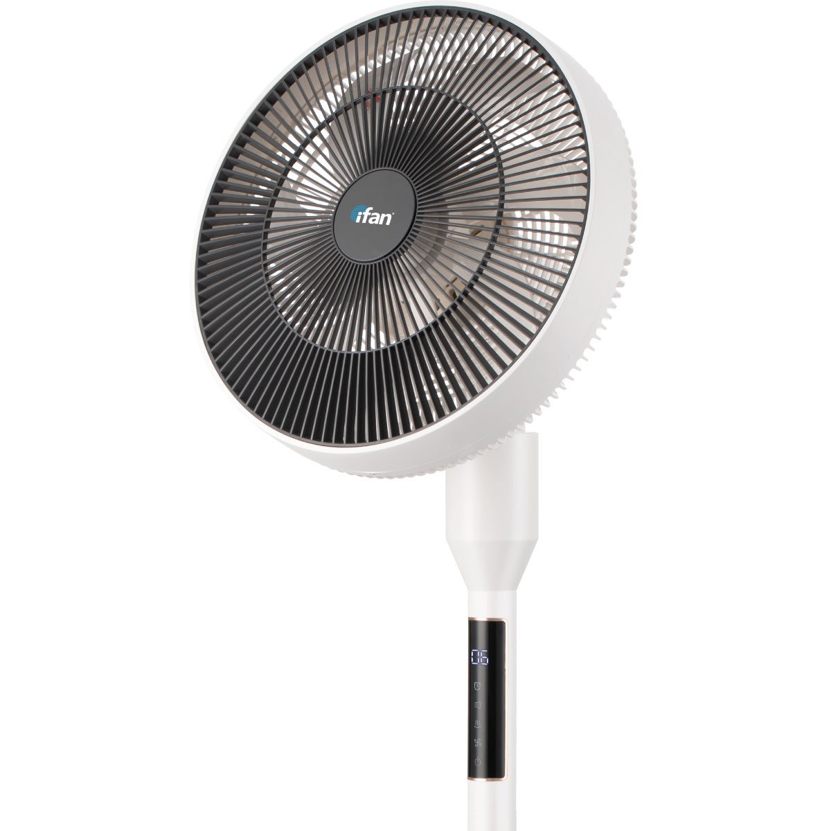 [CLIMATE VOUCHER $400]iFan 14 DC Motor Stand Fan With Figure 8 Oscillation. white. IF7436 (Grey)