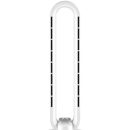 [CLIMATE VOUCHER $400]iFan DC Bladeless Tower Fan – Remote Control. Oscillation. Timer. LED Temp Display. 3 Modes. 12-Speed. white. IF7461