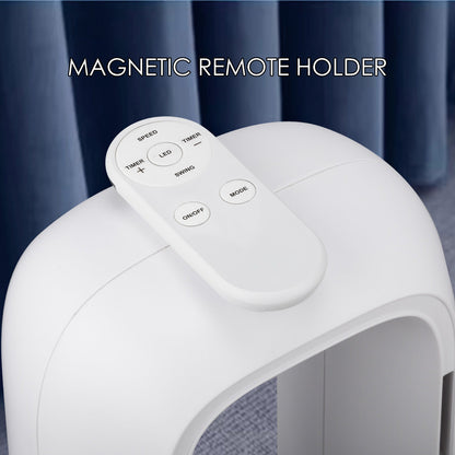 [CLIMATE VOUCHER $400] iFan DC Bladeless Tower Fan – Remote Control. Oscillation. Timer. LED Lamp. Touch-screen. 3 Modes. 24-Speed. IF7463