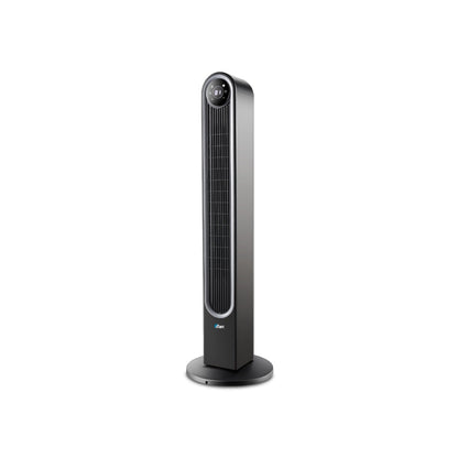 [CLIMATE VOUCHER $400] iFan 42 DC Bladeless Tower Fan – Remote Control. Oscillation. Timer. LED Lamp. Touch-screen. 3 Modes. 24-Speed. black. IF7469