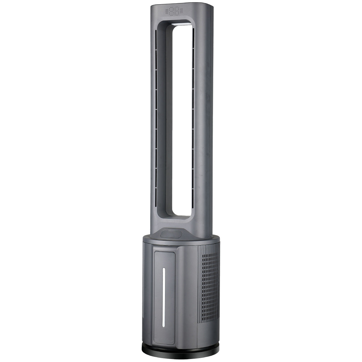 [CLIMATE VOUCHER $400] iFan DC Bladeless Tower Fan -Remote Control. Oscillation. Timer. LED Lamp. grey. IF7477