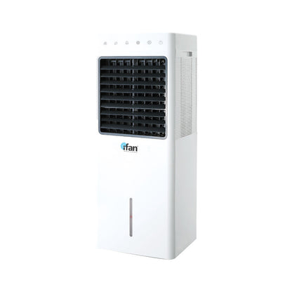 iFan Evaporative Air Cooler – Remote Control. Oscillation. Dust Filter. Ionizer. Mosquito Repellent. 9.3L Water Tank. 3-Speed. white. IF7850