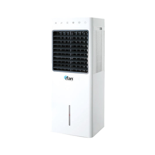 iFan Evaporative Air Cooler – Remote Control. Oscillation. Dust Filter. Ionizer. Mosquito Repellent. 9.3L Water Tank. 3-Speed. white. IF7850