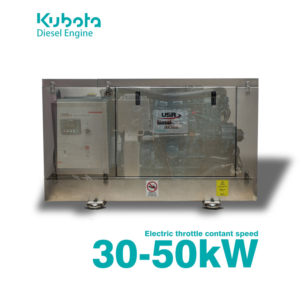 USR ETCS Kubota engine Marine boat yacht JEC series Generator 20-80kVA