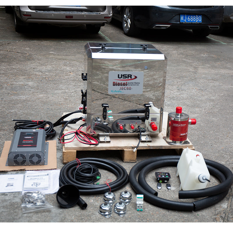 USR PMG Marine boat yacht Generator JEC100 10kVA