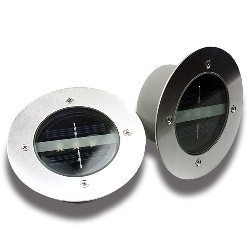 Balise solaire extérieure à Enterré (Inox)