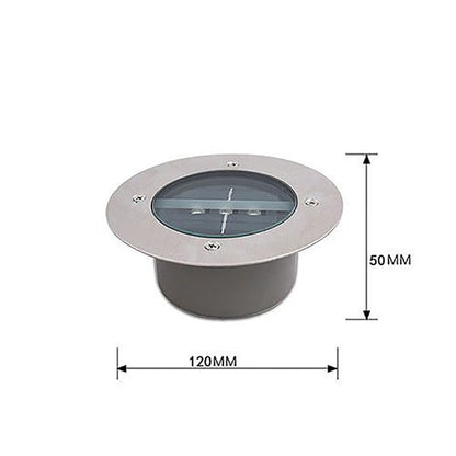 Balise solaire extérieure à Enterré (Inox)