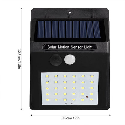 Wireless Waterproof Motion Senor LED Solar Wall Lights