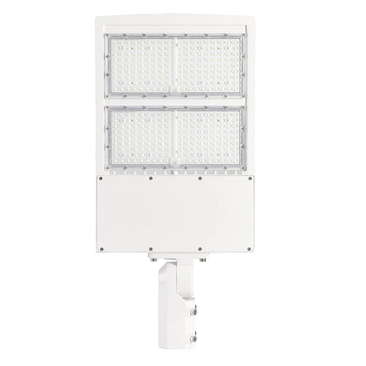 300W 480V White LED Parking Lot Light-42.000 Lumens-AC 277~480V-1000W Metal Halide Equivalent-5000K-DLC UL Listed
